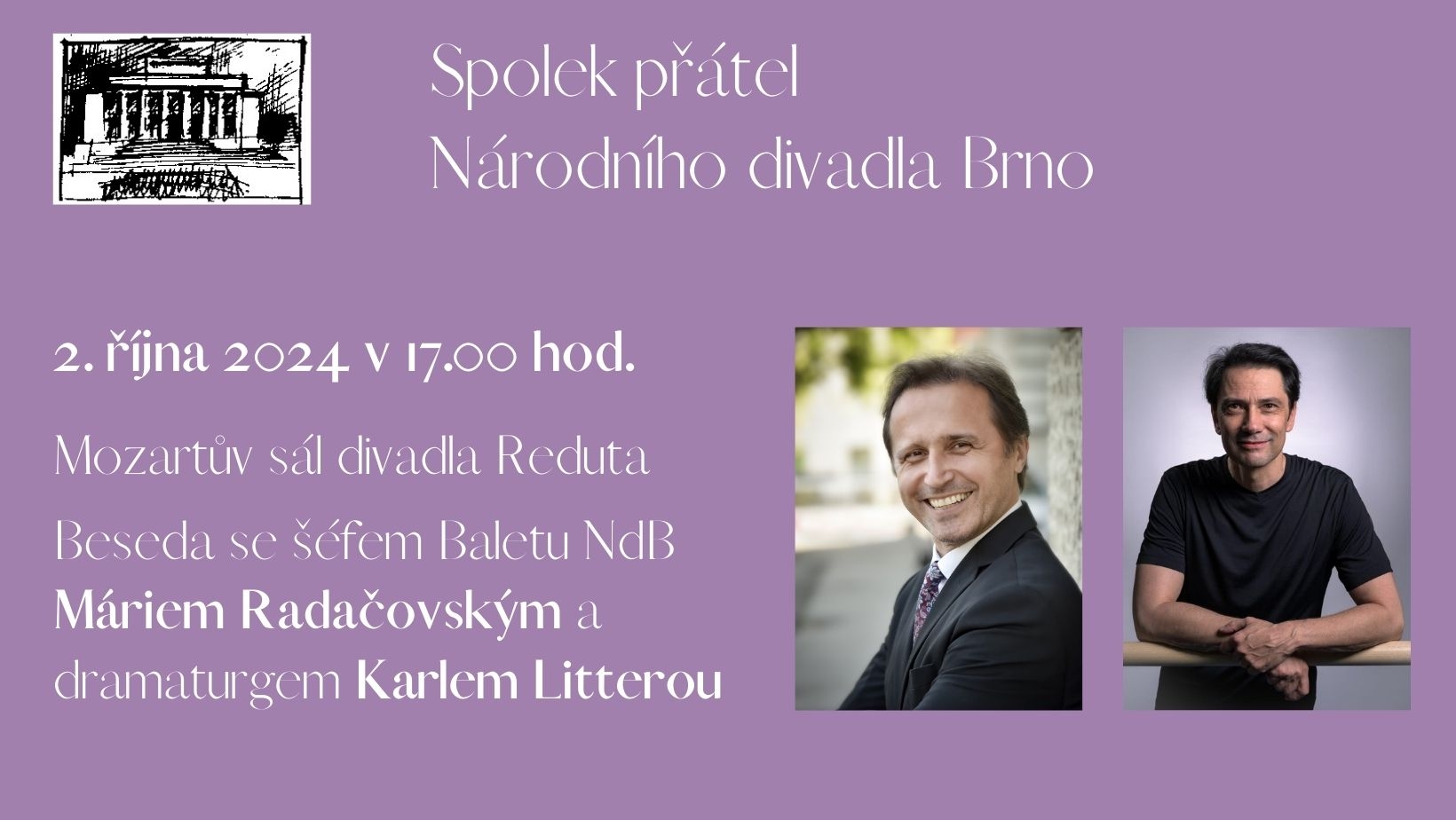 Beseda Radačovský Littera 2. 10. 2024